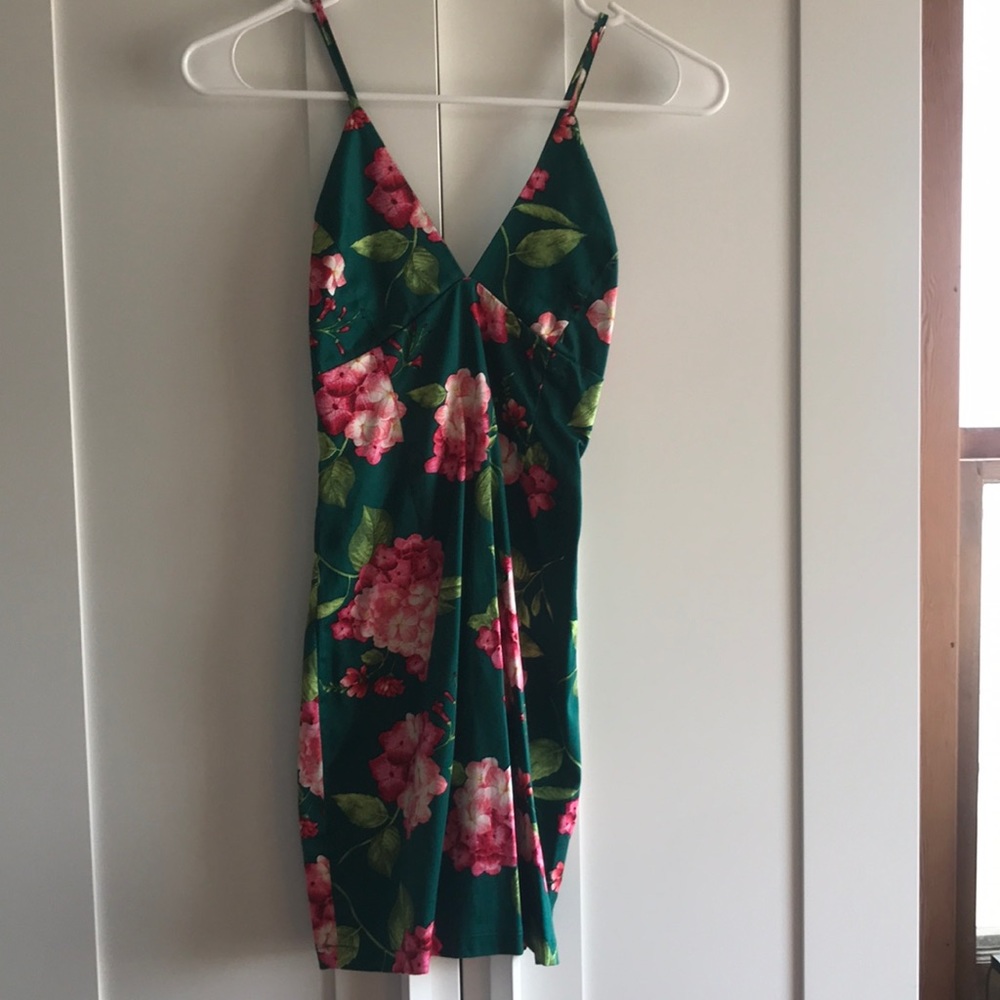 Floral print dress